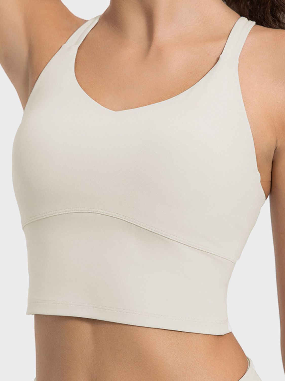 The Millennium Crisscross Round Neck Active Tank