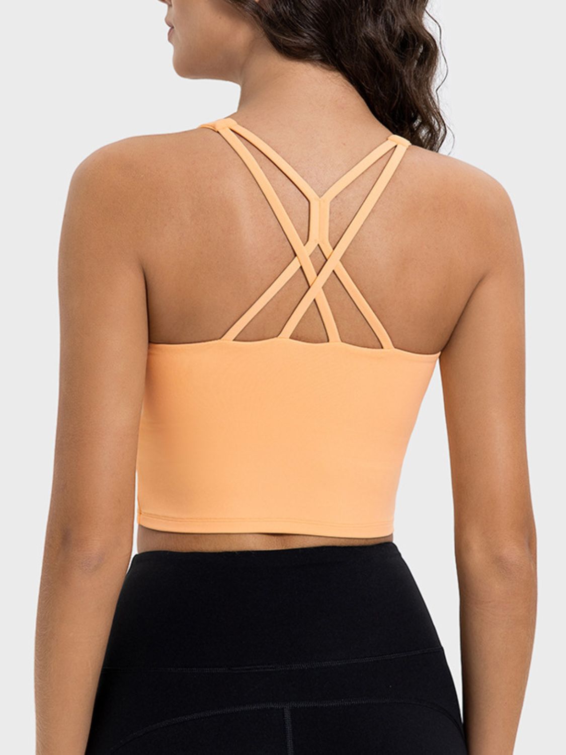 The Millennium Crisscross Round Neck Active Tank