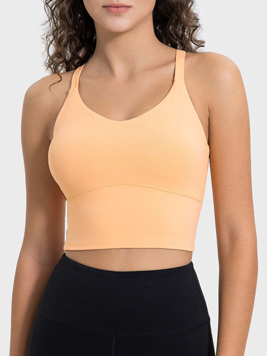 The Millennium Crisscross Round Neck Active Tank