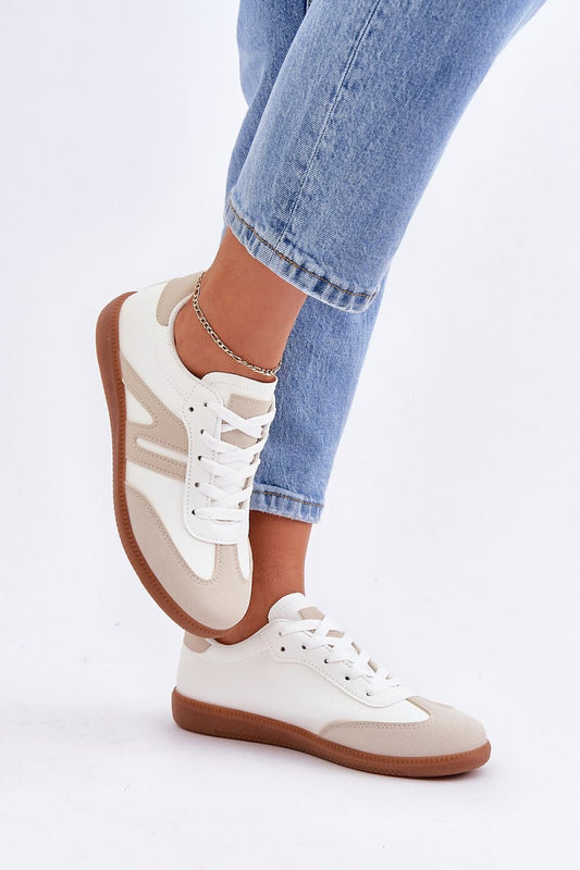 White/Neutral Fashion Sneakers