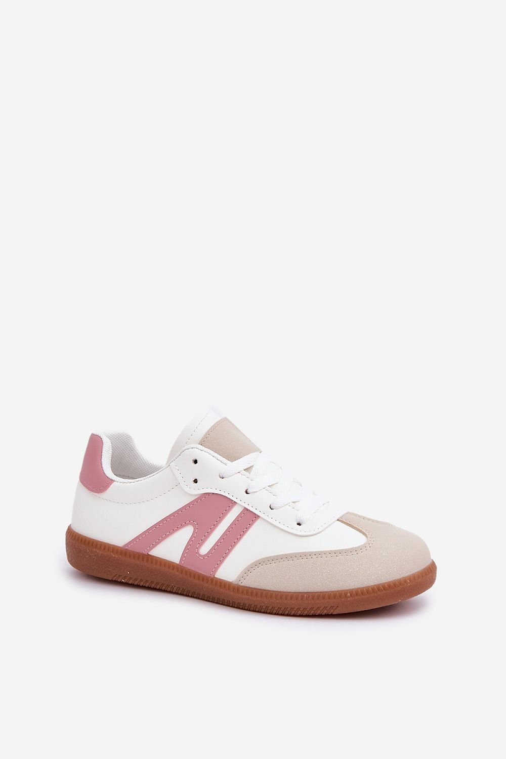 White/neutral/Blush Fashion Sneakers