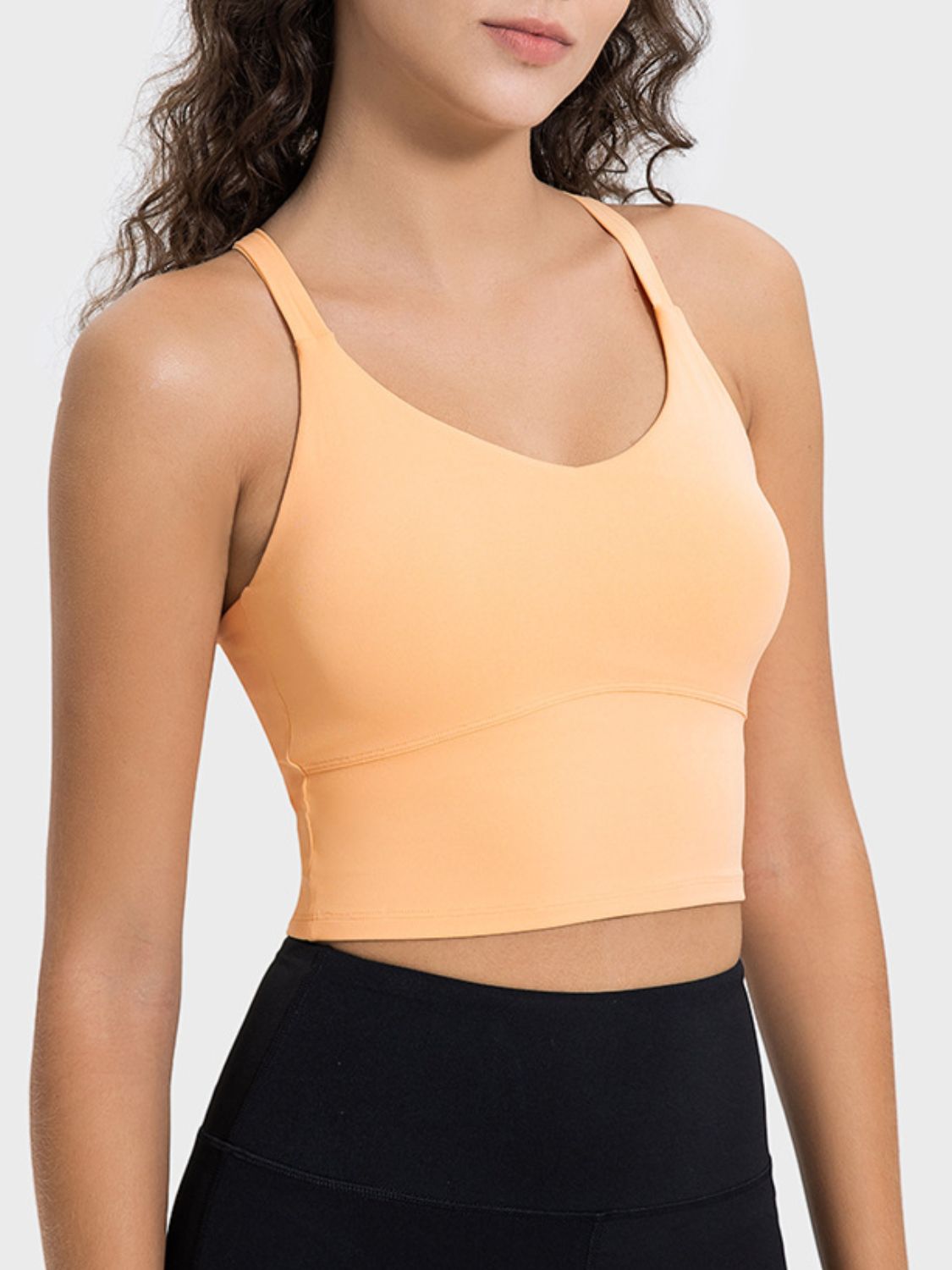 The Millennium Crisscross Round Neck Active Tank